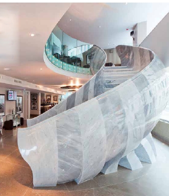 Marble Staircase, St. James Theatre, London