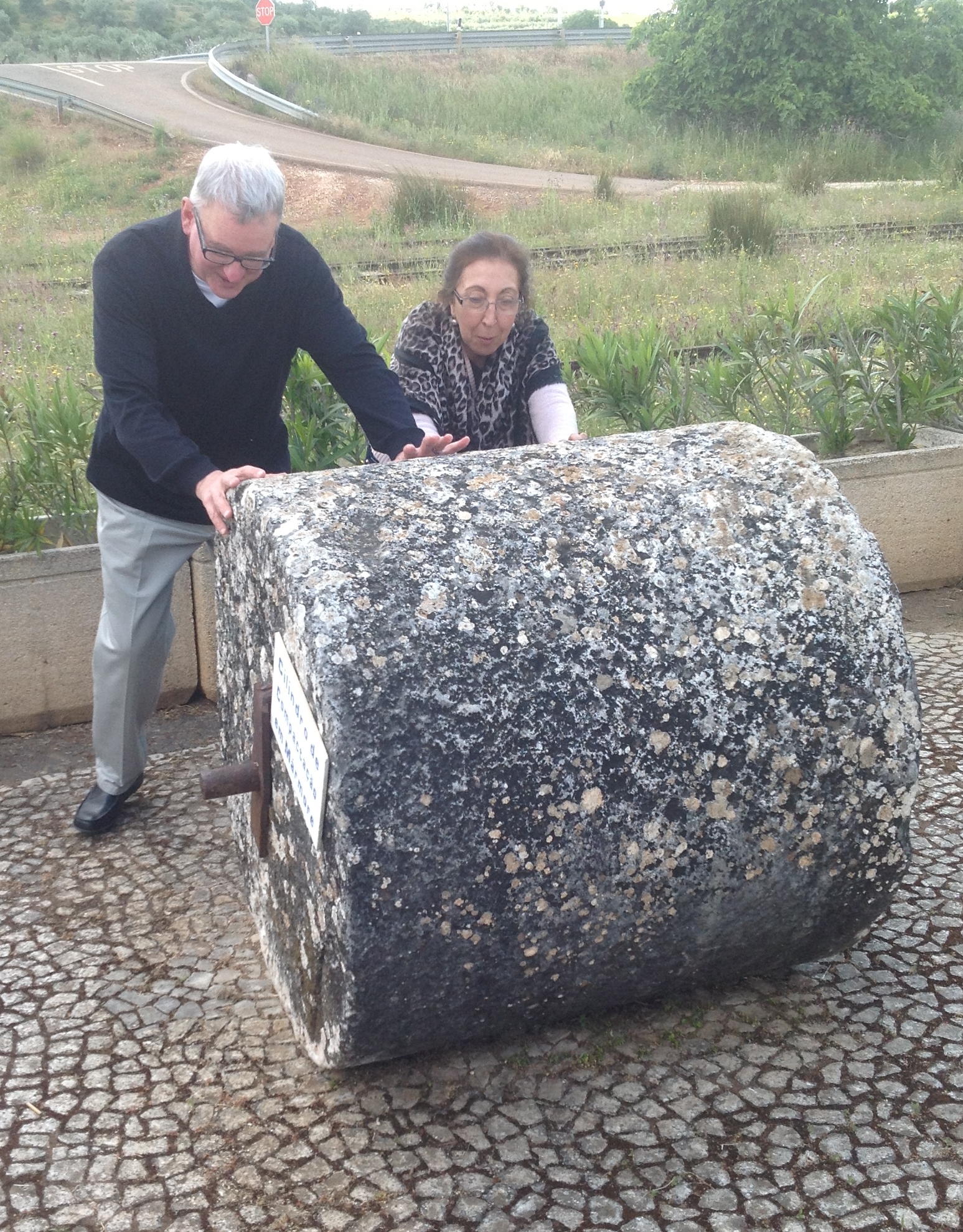 Ancient Roman Grading Stone