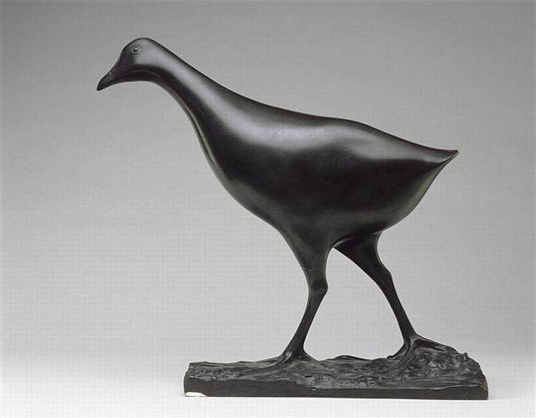 Poule-deau in bronze