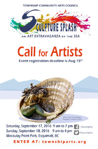 Sculpture Splash poster 2016