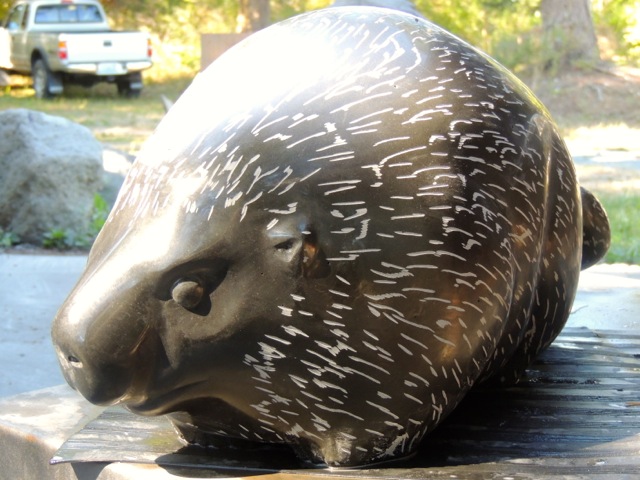 “Porcupine”, 30” long X 12” high X 12”wide