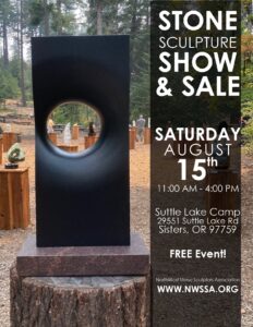 Poster featuring a sculpture by Jeremy Kester